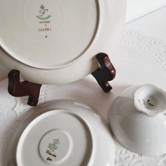 FÜRSTENBERG Cup Saucer Plate Mixed Collection - Picture 9 of 15